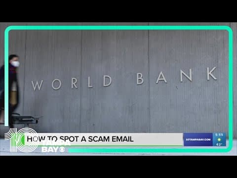 VERIFY: Email offering grant money from the World Bank is a scam