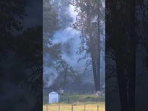 Red Bridge Road Fire still burning near Cle Elum