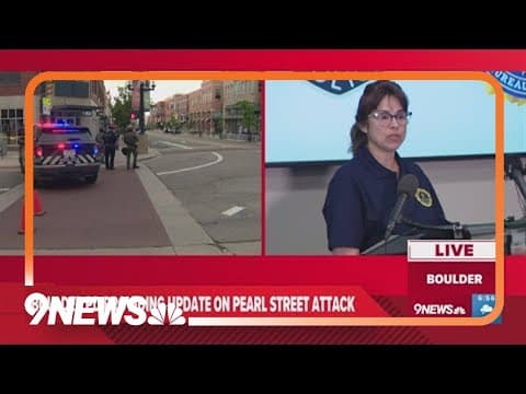 Boulder Police, FBI give update on Pearl Street Mall attack