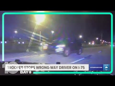 Troopers stop wrong-way driver on I-75