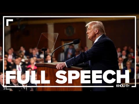 Full speech: Trump promises to keep up 'swift and unrelenting action' in address to Congress
