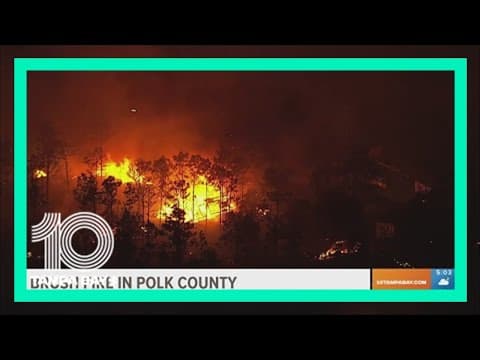 Right Gate fire spreads across 650 acres in Polk County but is largely contained
