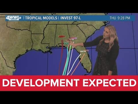 Sunday 10 PM Tropical Update: Tropical development in Gulf expected this week