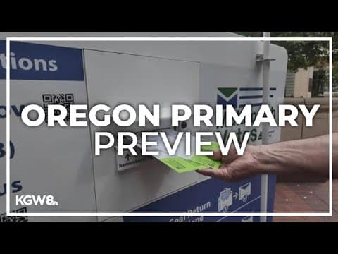 Oregon 2024 primary begins