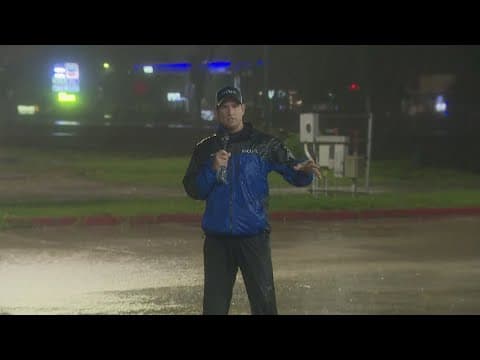 KHOU 11's Matt Dougherty is in Covington, Lousiana as Tropical Storm Francine moves through