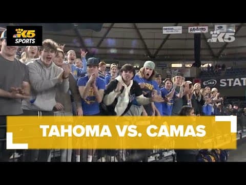HS Basketball State Tourney:  Tahoma vs. Camas 4A Girls Semi's