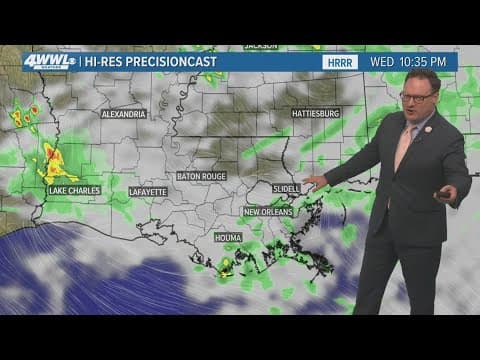 New Orleans Weather: Rain chances return, heat spikes up next week