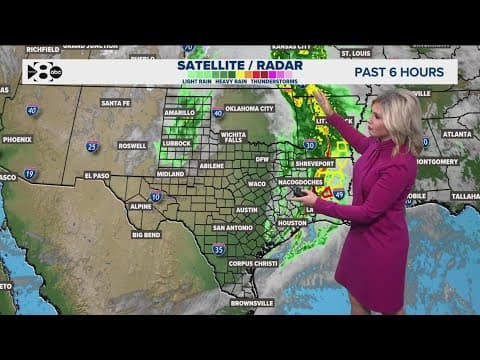 DFW Weather: Storms move out of North Texas Tuesday, high winds to remain