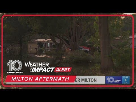 Brandon floodwaters not draining after Hurricane Milton