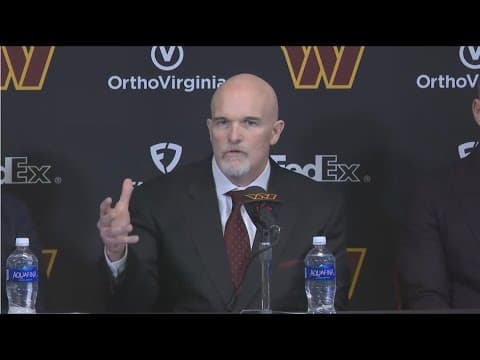 WATCH: Commanders Head Coach Dan Quinn press conference