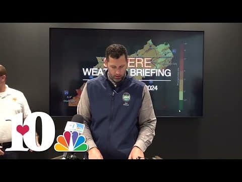 Knoxville law enforcement agencies hold severe weather briefing