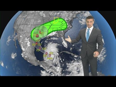Increasing chance for Indiana to get some rain from the leftovers of Hurricane Beryl
