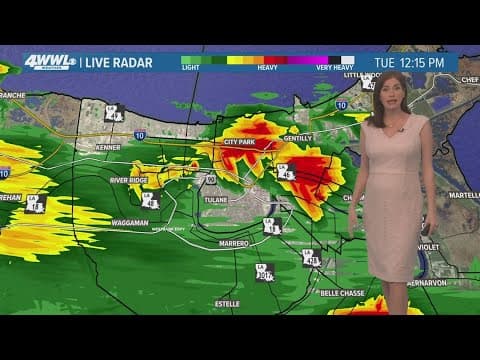 New Orleans Weather: Scattered rain sticks around through the week