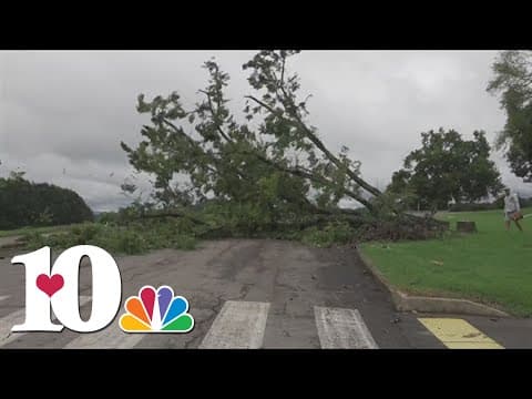 Crews keep working to clean up Lakeshore Park after storms