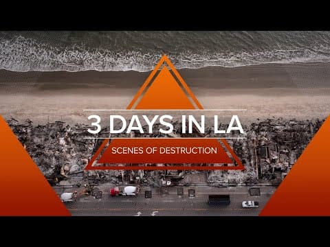 Scenes of destruction from the Palisades Fire: 3 days on the ground in Los Angeles