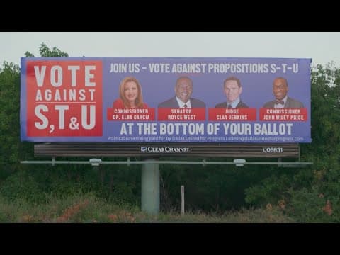 Controversial Dallas propositions get early support from voters