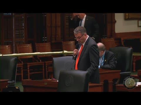 Sen. Charles Perry (R-Lubbock) explains why Sen. Alvarado (D-Houston) wasn't able to filibuster