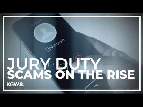 Oregon court officials warn of bogus jury duty calls that may lead to fraud