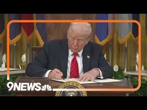 Trump signs executive order dismantling  Department of Education