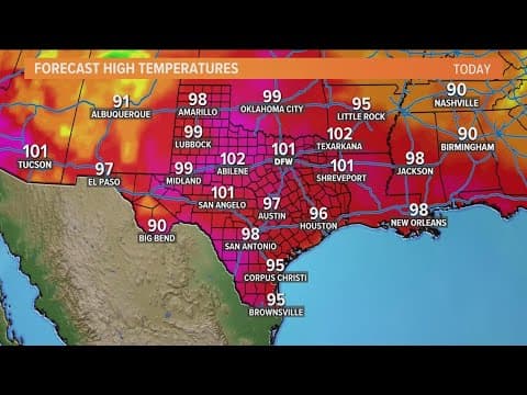 DFW Weather: More dangerous heat in the forecast