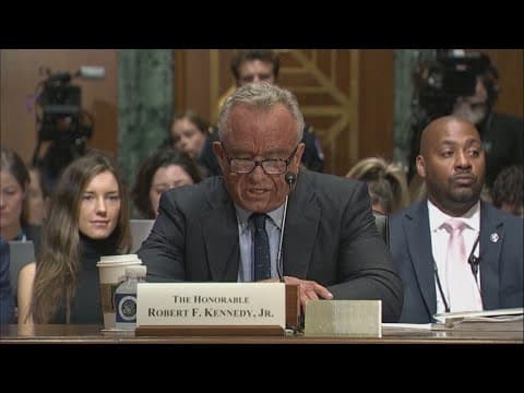 RFK Jr. testifies before Senate Finance Committee amid CDC, vaccine changes