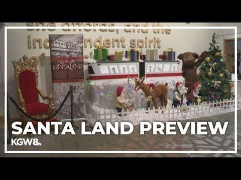 Santaland, 'Holiday Cheer' return to Downtown Portland
