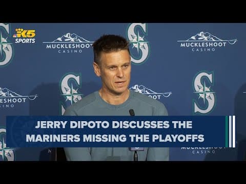 Jerry Dipoto discusses Mariners missing out on playoffs