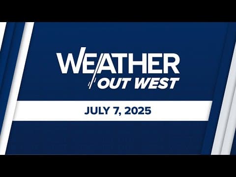 Weather Out West