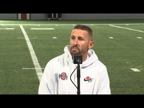 Ohio State OC Brian Hartline looks ahead to the 2025 season