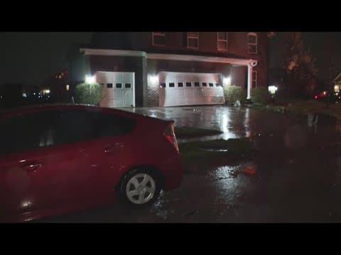 Homes damaged by storms in neighborhood near Brownsburg