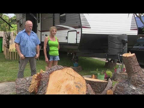 It's been 2 weeks since Beryl hit and this Spring couple still doesn't know the fate of their home