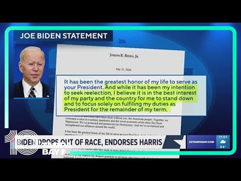 More Florida leaders weigh in after President Biden withdraws from race