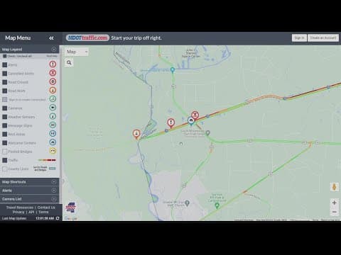 I-10W delays at MS-LA line