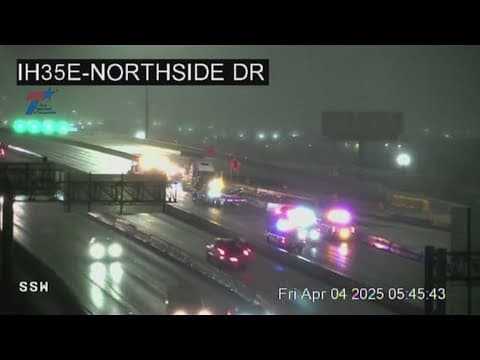 DFW traffic: I-35E southbound shut down heading into Dallas