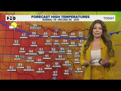 DFW Weather: Hot today, but a major cool down is coming