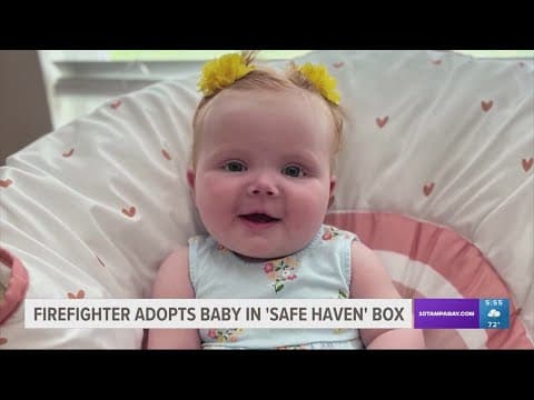 Baby girl surrendered in Safe Haven box in Ocala adopted by rescuer