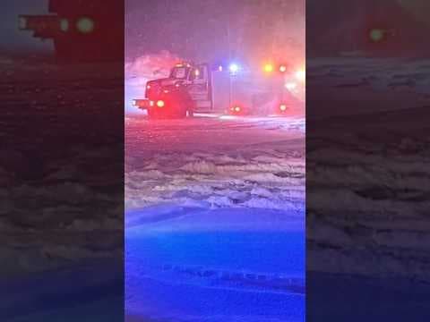 Avalanche Traps Vehicle on Mountain Pass