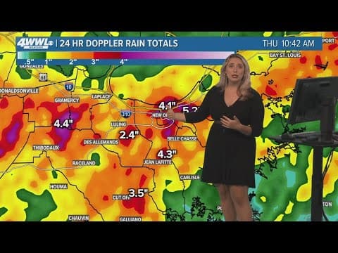 New Orleans Weather Impact: Tracking heavy rain and storms Thursday