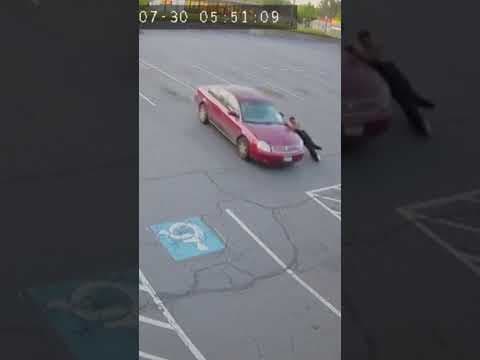 Surveillance video captures vehicle crash into restaurant