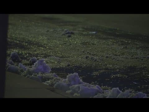 Road slush will refreeze and cause dangerous travel conditions in the Houston area into Wednesday