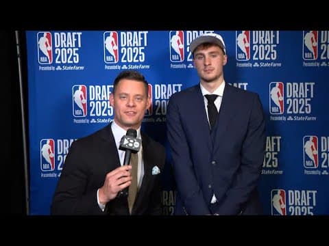 Exclusive: Cooper Flagg gives one-on-one interview after being picked No. 1 overall in the NBA Draft