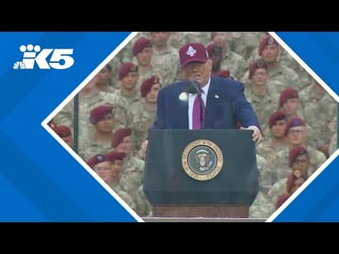 President Trump defends moves in Los Angeles