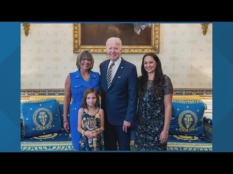 Ohio woman stands alongside President Biden as he signs 'burn pits' bill into law