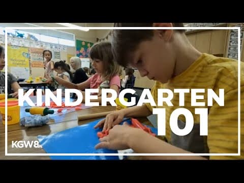 Soon-to-be kindergarten students get a taste of classroom life