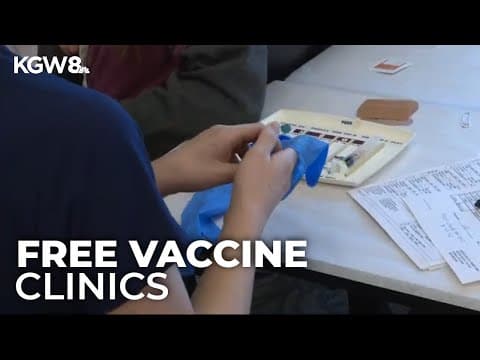 Free vaccine clinics pop up for Oregon students ahead of immunization deadline
