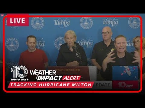 Tracking Milton: Tampa mayor has update on debris collection