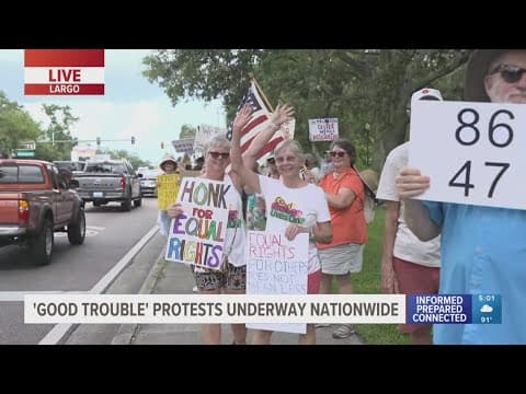 'Good Trouble' protests are underway nationwide, including Largo