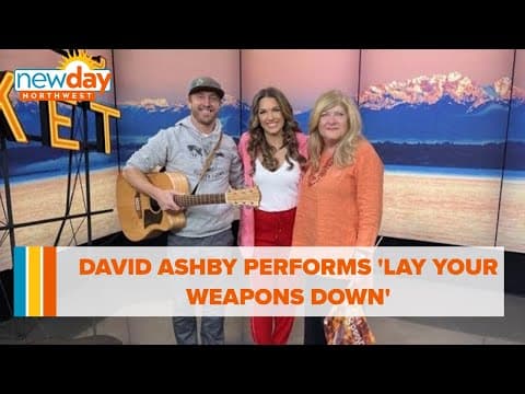 David Ashby performs 'Lay Your Weapons Down' before Hoodstock - New Day NW
