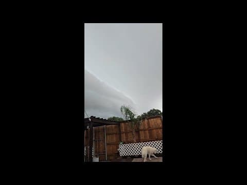 Front moving into NW Harris County