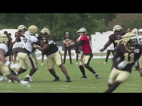 Saints camp: Shough looks to be finding his stride